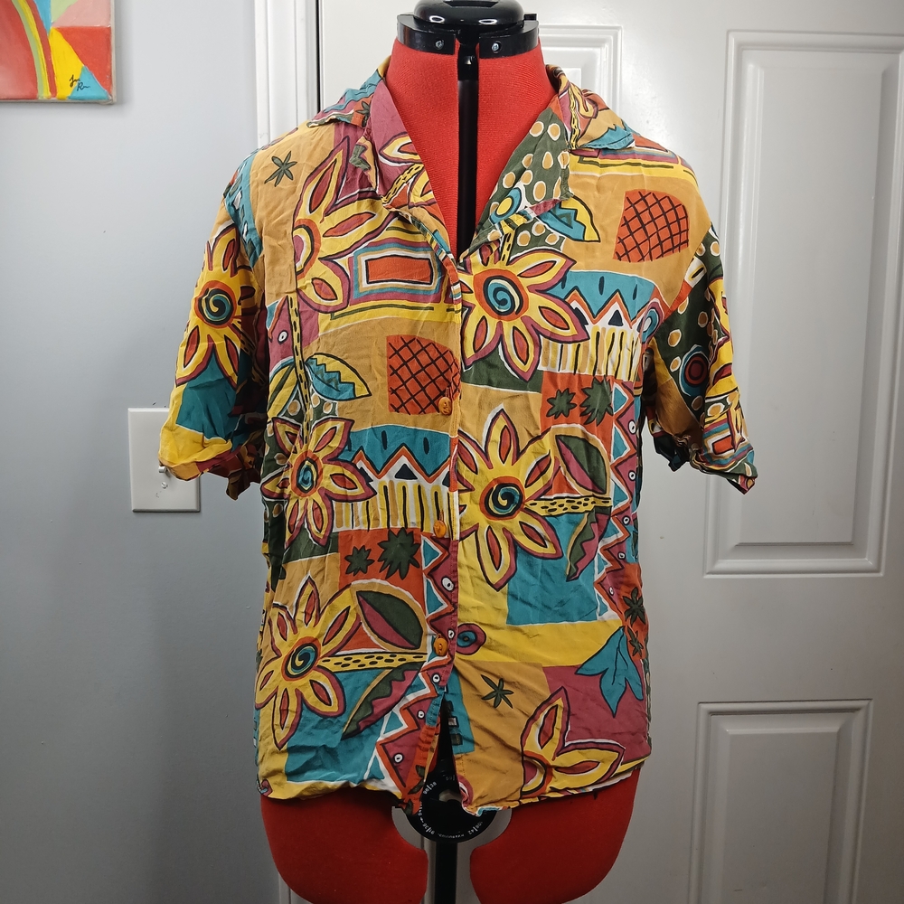 The Limited Colorful Geometric Men's Shirt